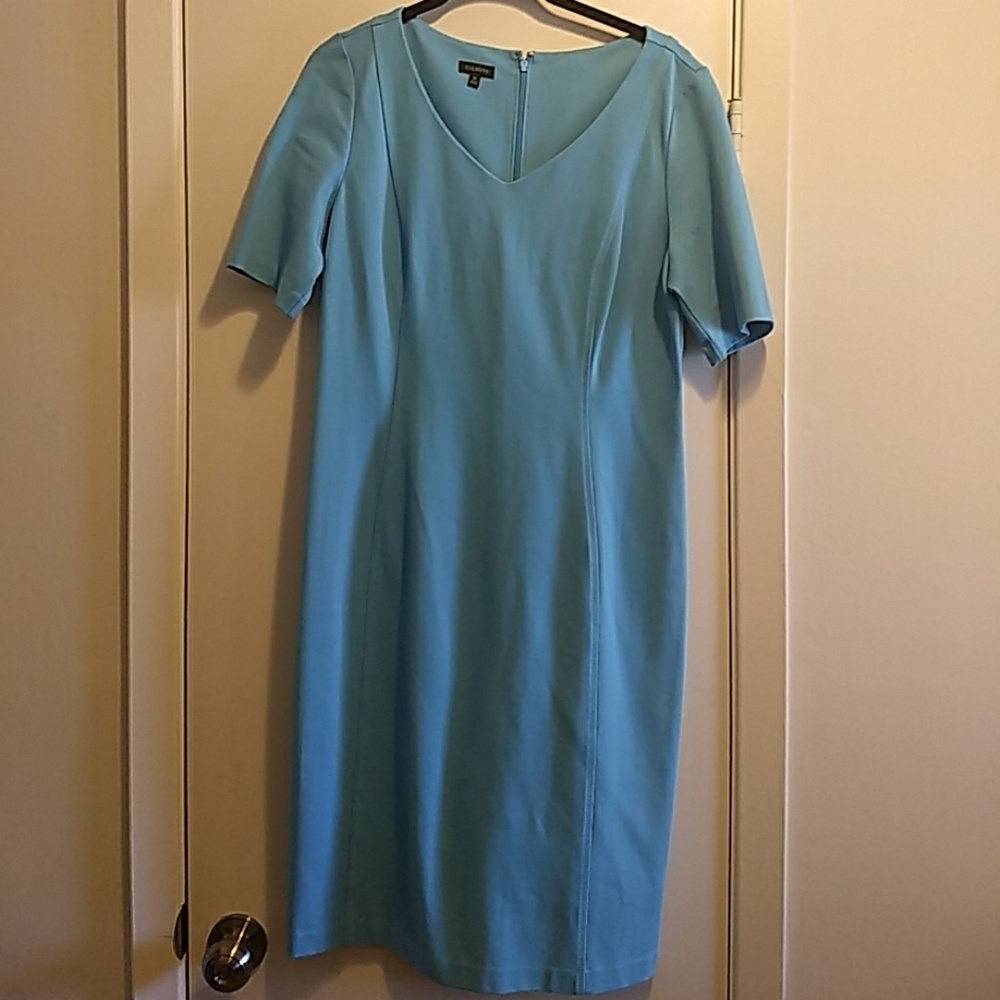 Talbots light blue sheath dress